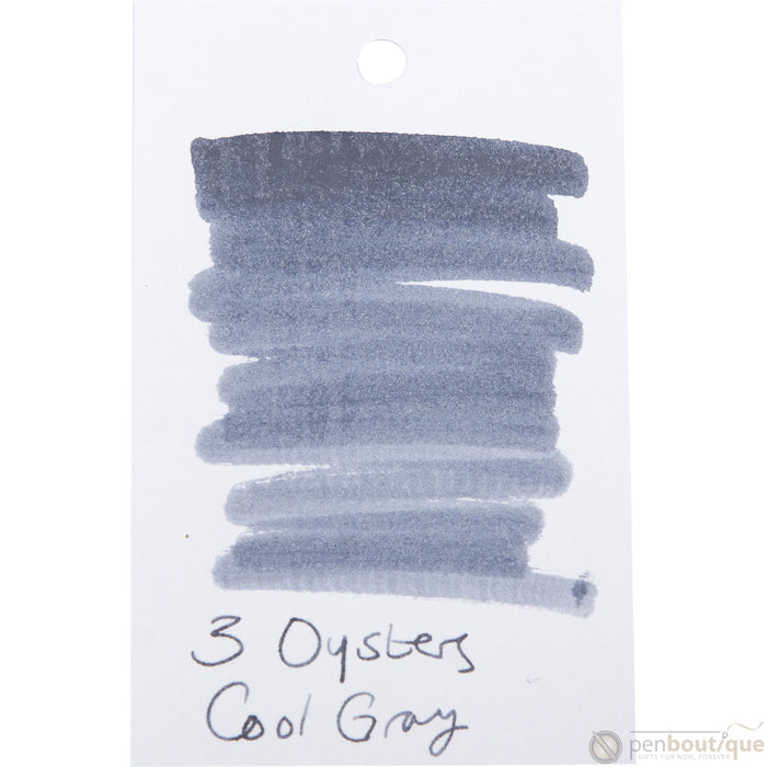 3 Oysters Delicious Cool Gray - 38ml Bottled Ink - Pen Boutique Ltd