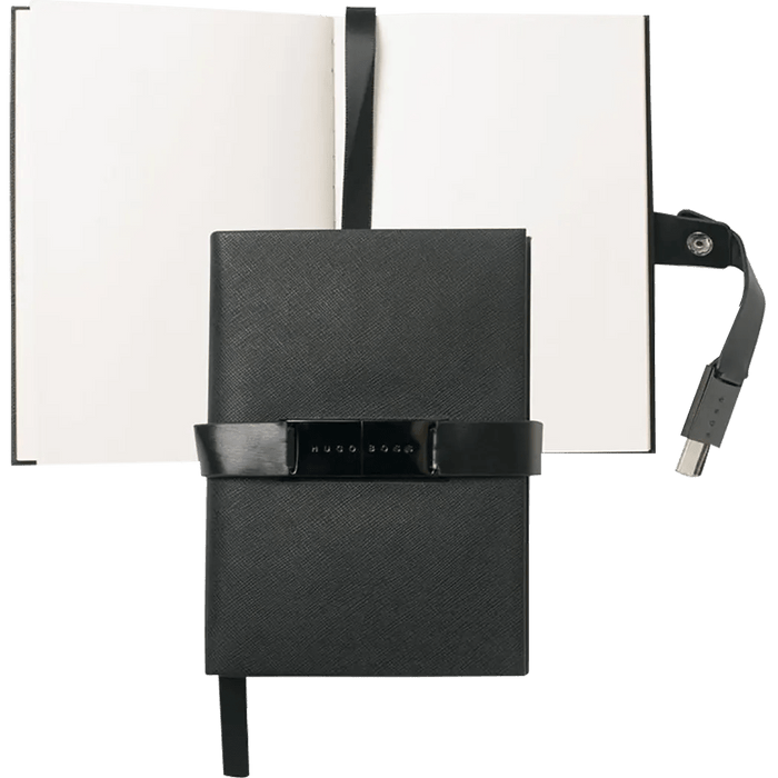 (Outlet) Hugo Boss A6 Folder with USB Binder - Pen Boutique Ltd