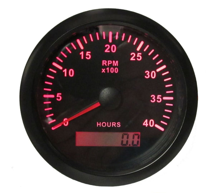 Perkins digital tachometer & hour meter gauge