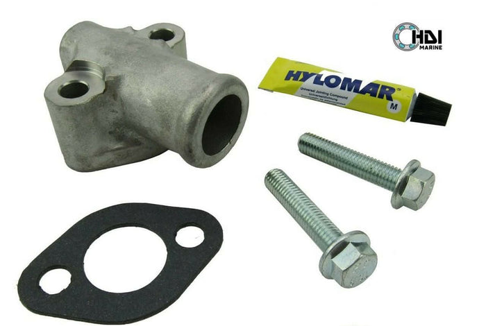 Perkins M50 stainless steel exhaust elbow connector kit