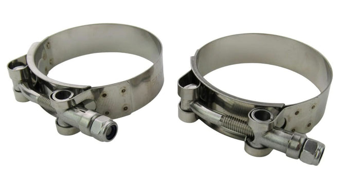 Stainless steel t-bolt clamp set
