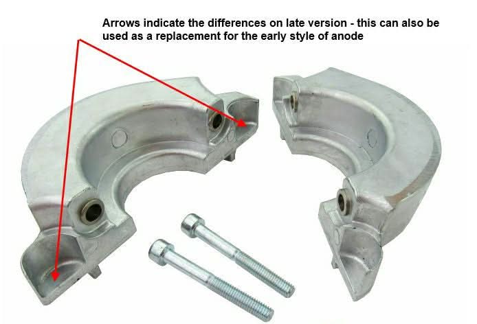 Volvo Penta 130 & 150 saildrive anode