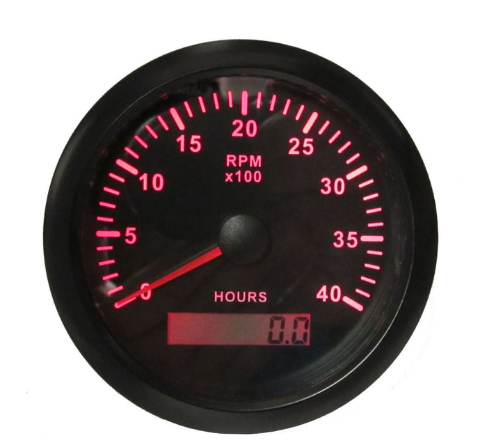 Volvo Penta digital tachometer & hour meter gauge