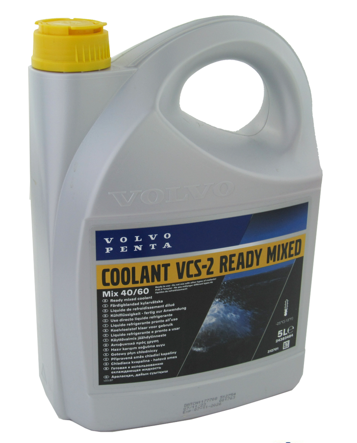 Volvo Penta ready mixed coolant VCS-2 yellow