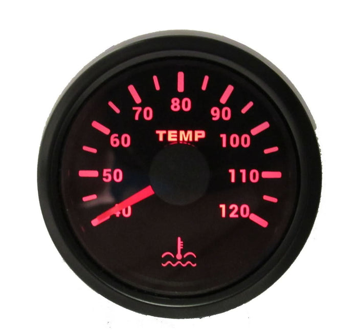 Water temperature gauge with sender