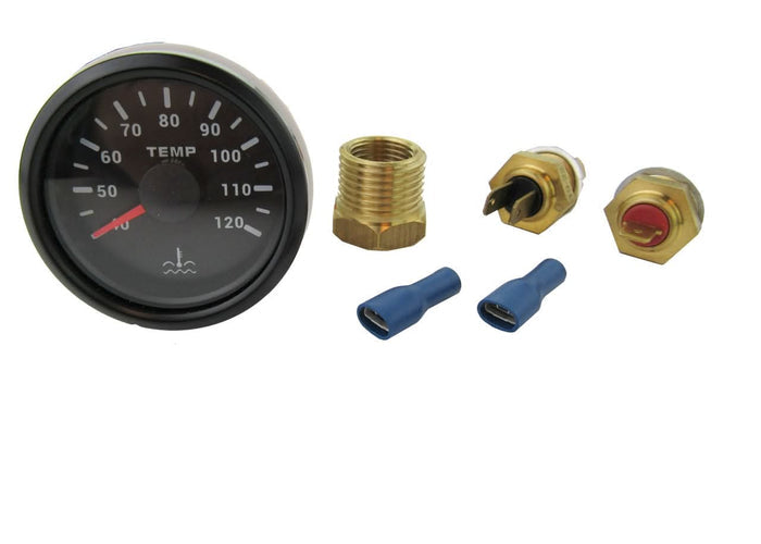Water temperature gauge with sender