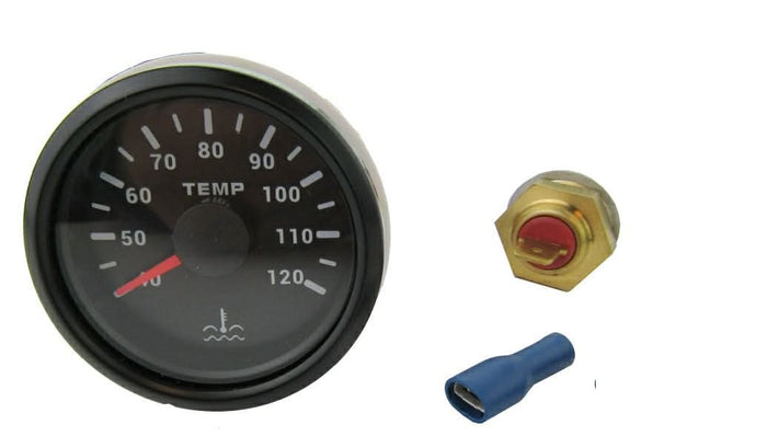 Water temperature gauge with sender