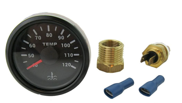 Water temperature gauge with sender