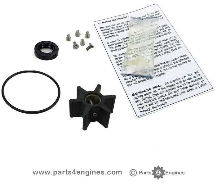 Yanmar 3GMF raw water pump impeller, service & rebuild kits