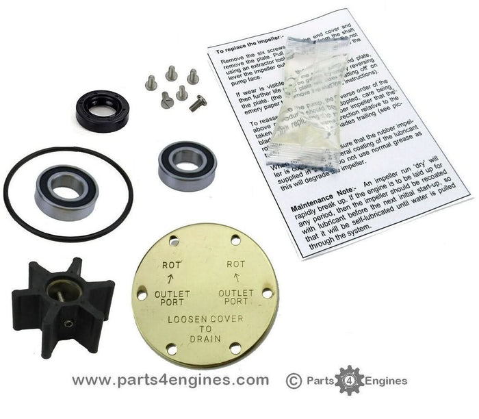 Yanmar 3GMF raw water pump impeller, service & rebuild kits