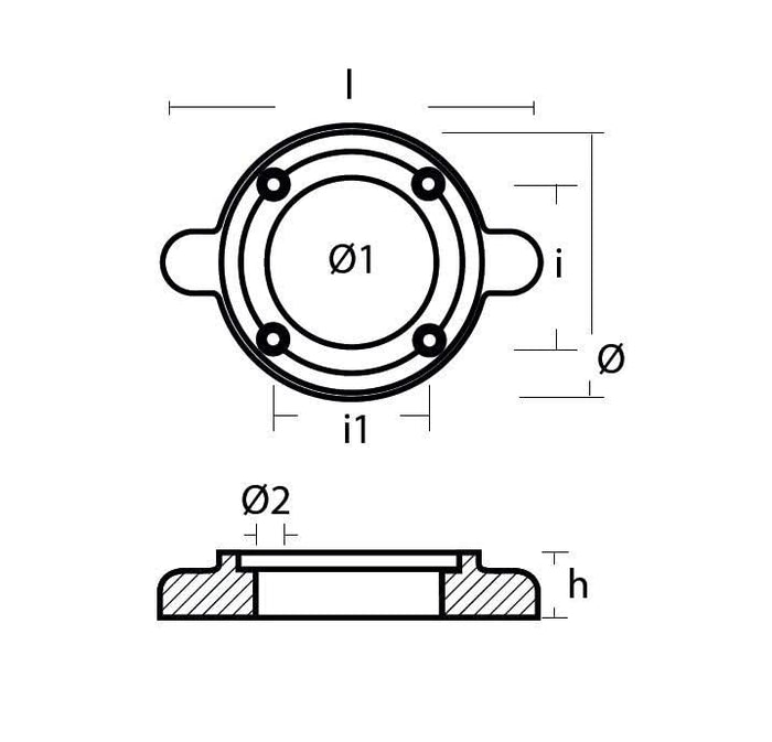 Yanmar saildrive collar anode
