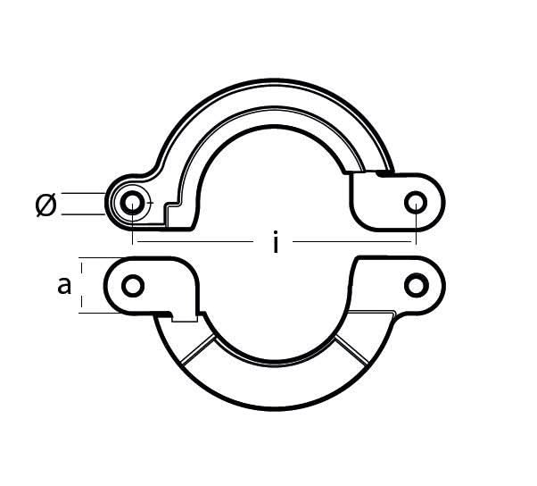 Yanmar split collar zinc anode & mounting bracket kit
